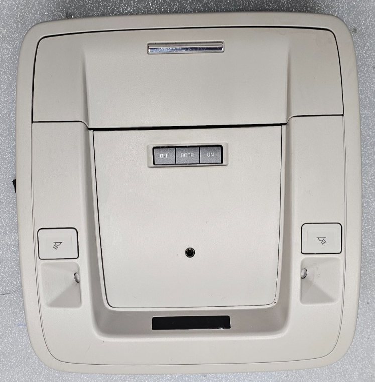 🔥14-20 Silverado Sierra Overhead Ceiling Console Dome Light Lamp Storage LT Tan