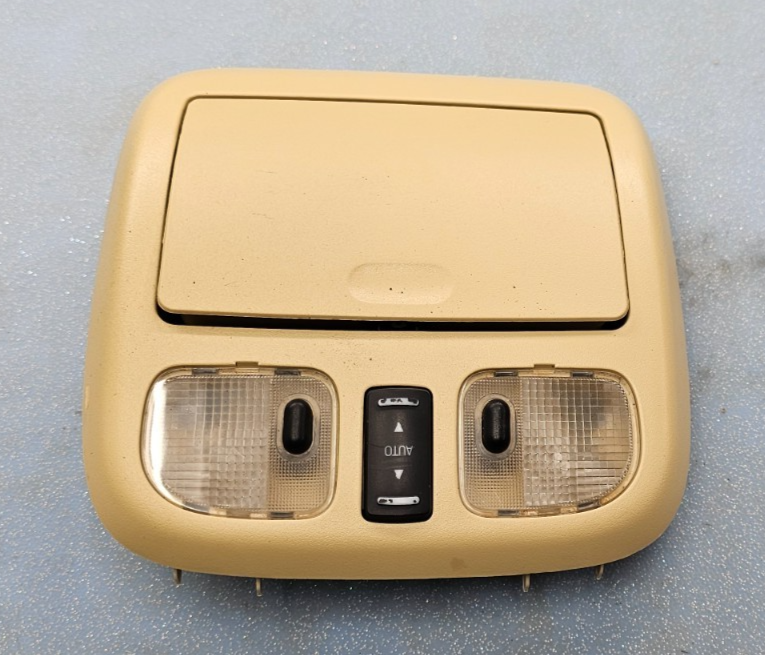 🔥09-12 Ford Escape Tan Overhead Console Sunroof Dome Map Light Assembly OEM