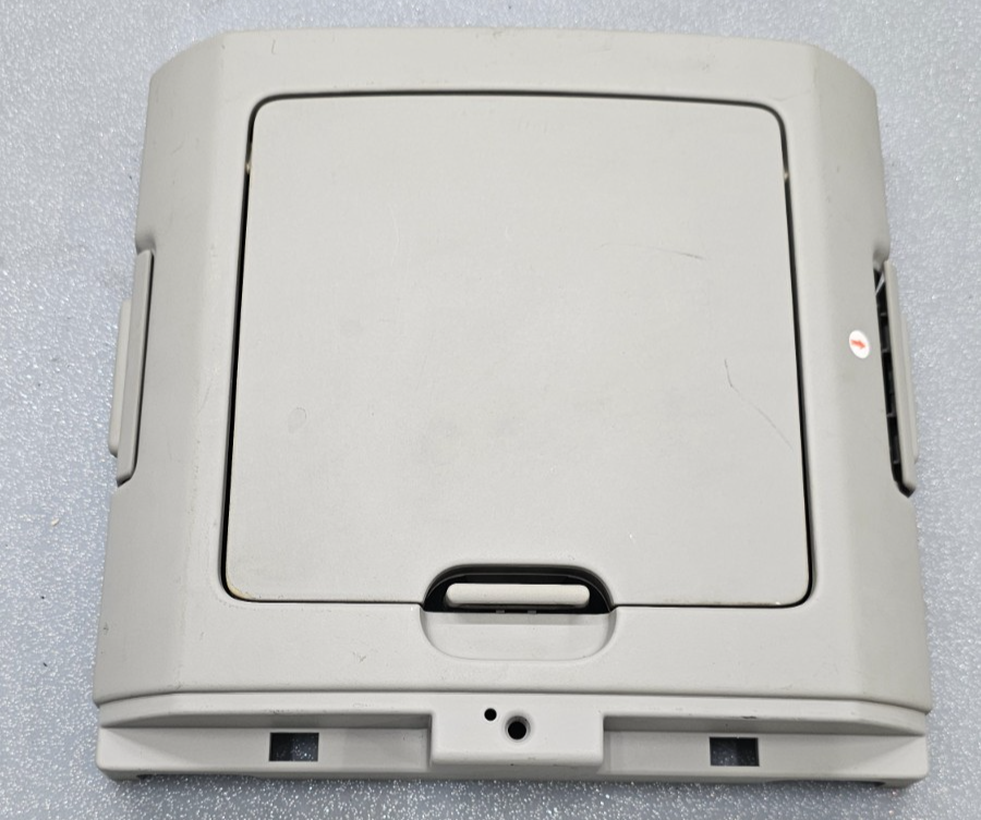 🔥04-08 Ford F150 F-150 Overhead Console SLIDING RAIL COMPARTMENT Storage GRAY
