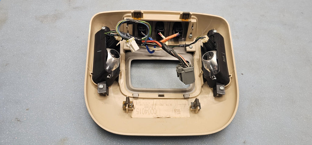 🔥03-06 Lincoln Navigator Rear AC Heater Temperature Climate Control Bezel Tan