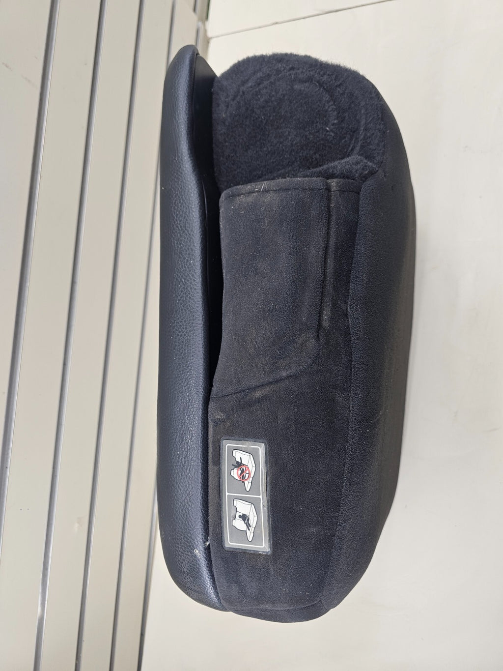 🔥02-08 Dodge RAM Center Console Jump Seat ARMREST Cover Lid Leather Black JS7