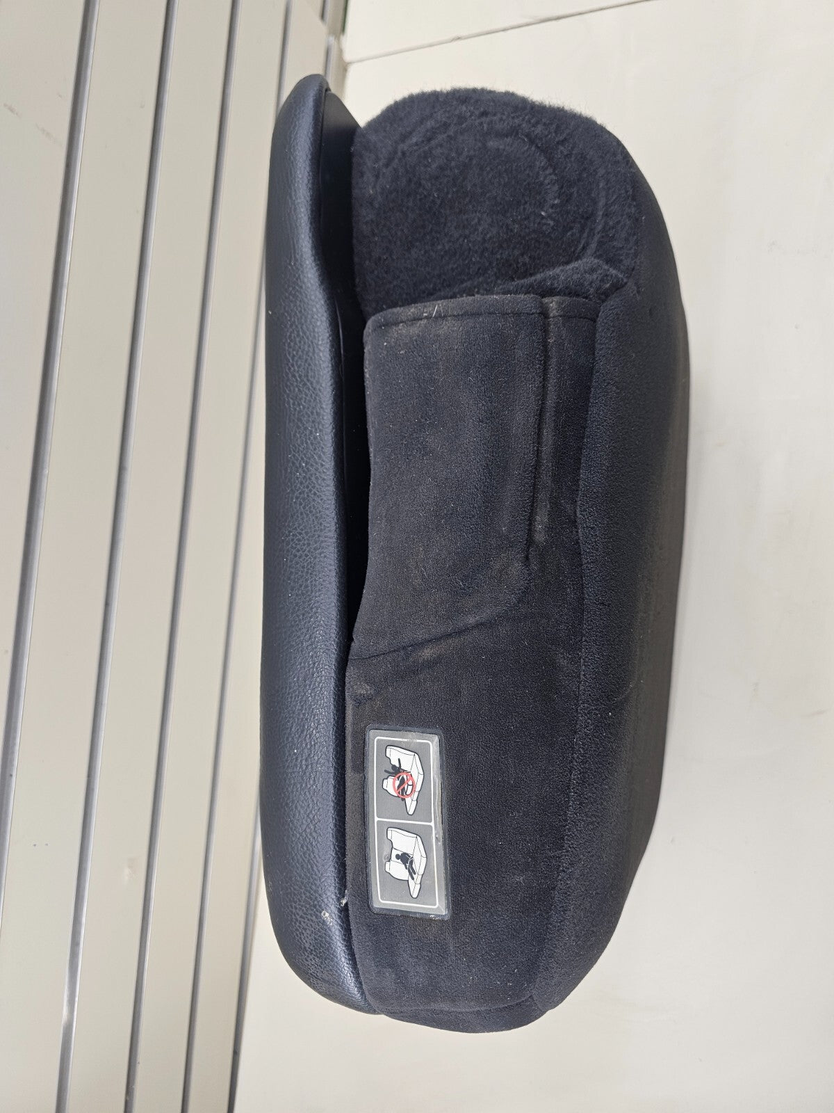 🔥02-08 Dodge RAM Center Console Jump Seat ARMREST Cover Lid Leather Black JS7