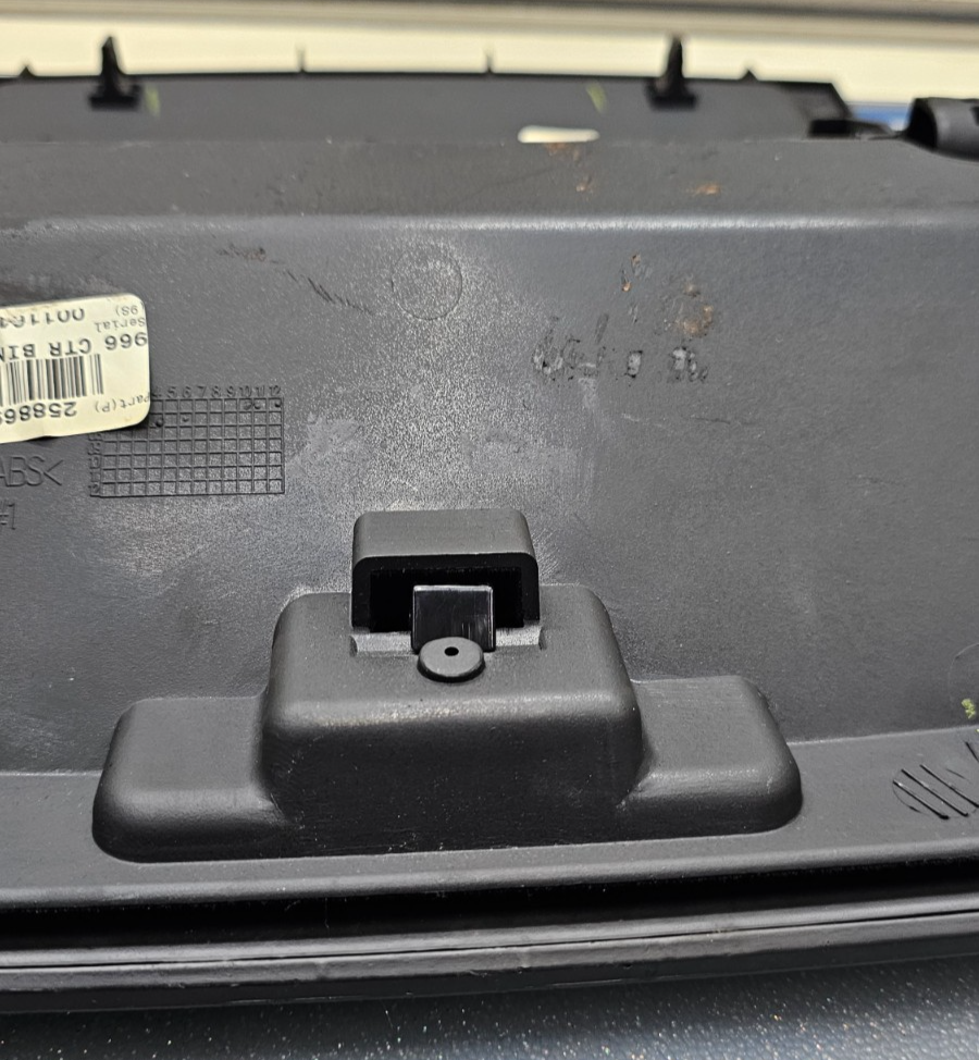 🔥07-12 Outlook Traverse Center Top Dash Storage Tray Trim Compartment Black OEM