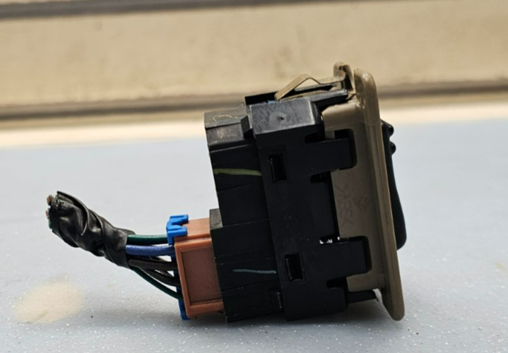 🔥99-02 Chevy Silverado SIERRA Power Window Switch Lock REAR Left/Right Tan WS3