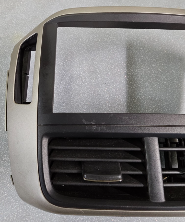 🔥06-08 HONDA PILOT Honda Pilot Radio Climate Dash Trim Bezel Silver/Black