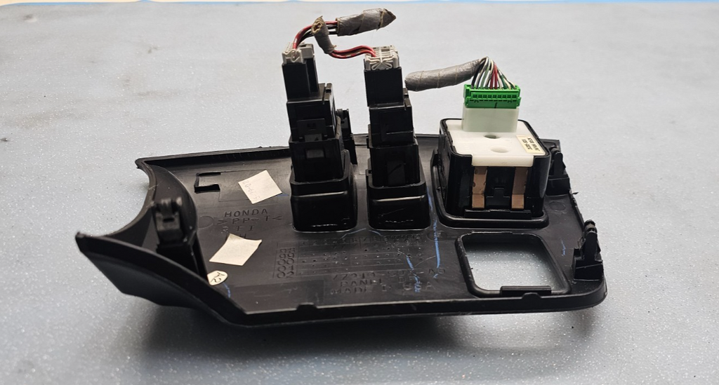 🔥99-04 HONDA ODYSSEY POWER MIRROR SLIDING DOOR SWITCH DASH PANEL BEZEL BLACK