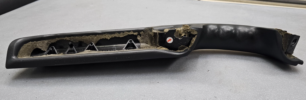 98-04 BLAZER S10 JIMMY SONOMA Door Panel Arm Rest Pull Handle Driver Black H5