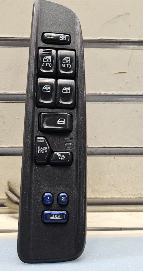 🔥02-05 GMC ENVOY Window Switch Front LEFT Master Driver Side BLACK OEM
