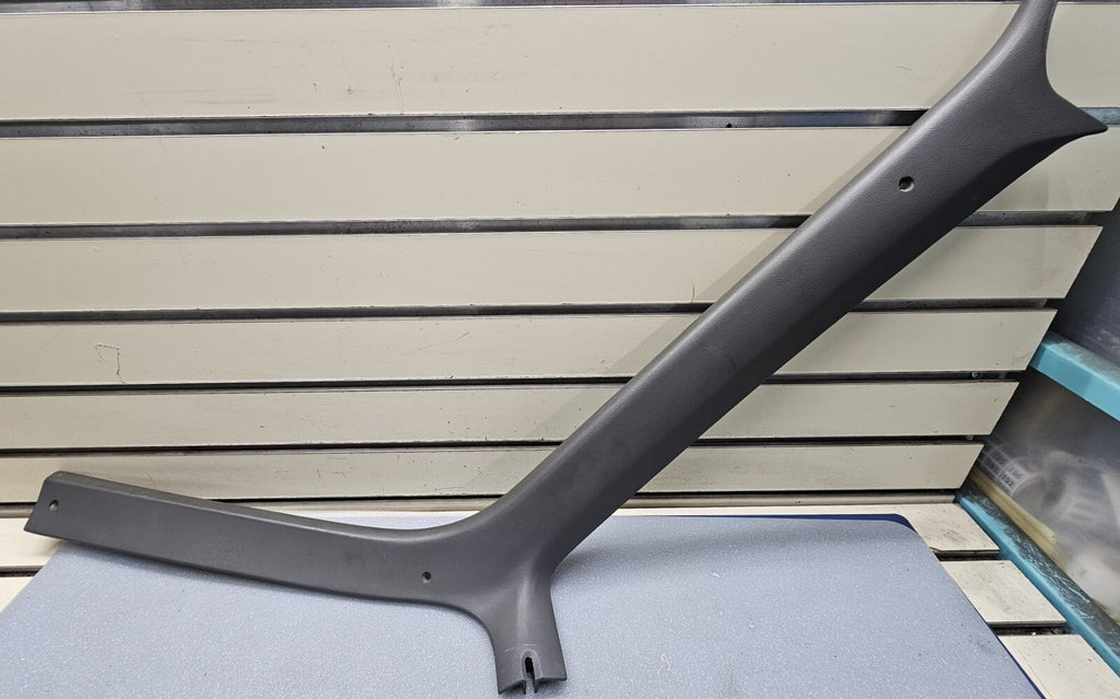 92-96 Ford F150 F250 BRONCO A Pillar Passenger RIGHT Roof Trim Molding GRAY p1