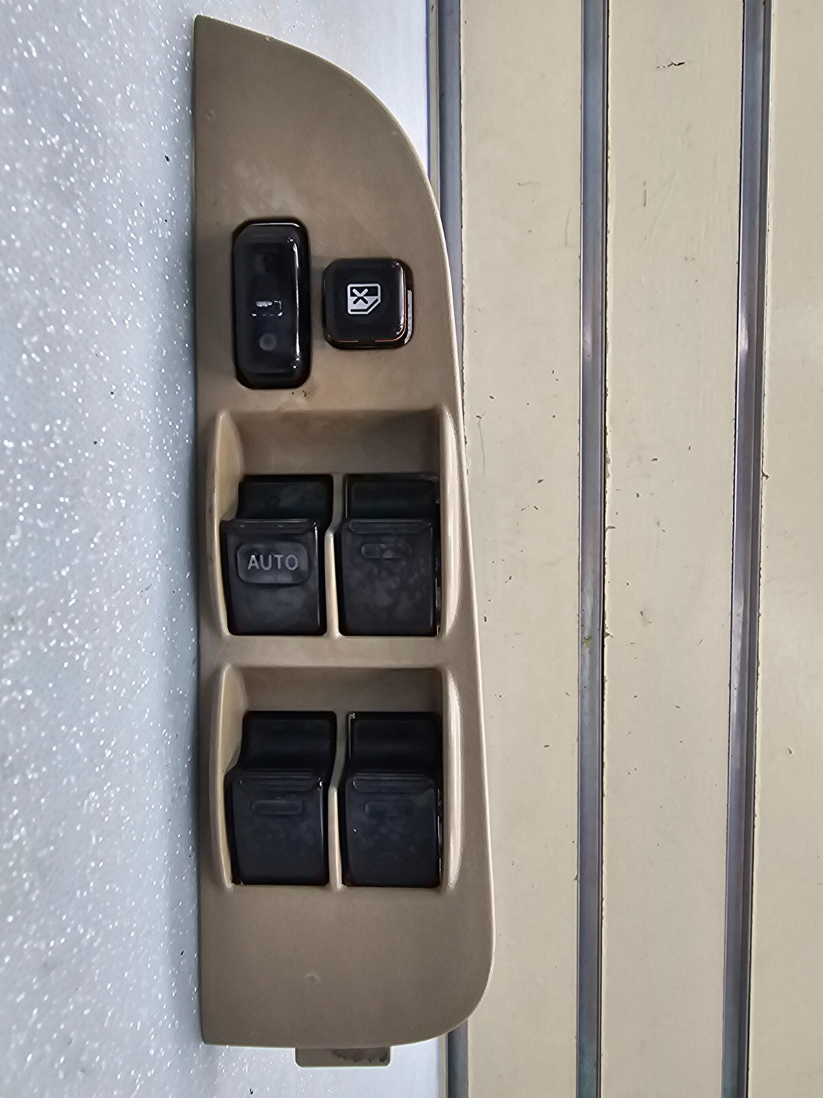 05-11 Toyota Tacoma Left Driver Power Window Master Switch Assembly Tan OEM