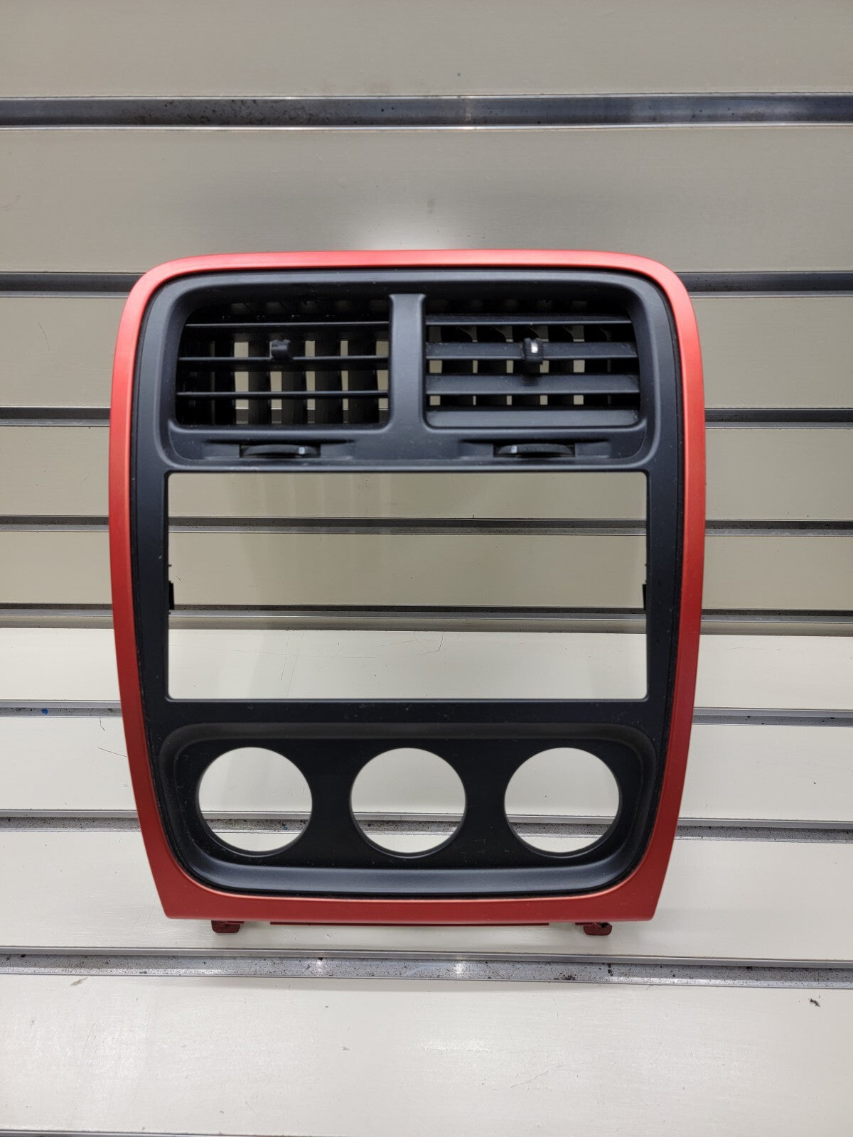🔥2010-2012 Dodge Caliber Center Dash Radio Bezel Trim Panel red
