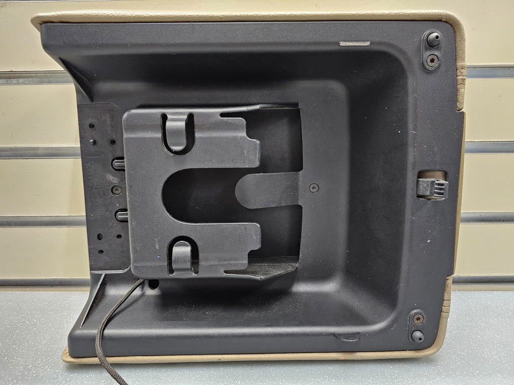 🔥04-08 FORD F150 LARIAT FLOOR CENTER CONSOLE COLUMN SHIFT ARM REST LID TOP TAN