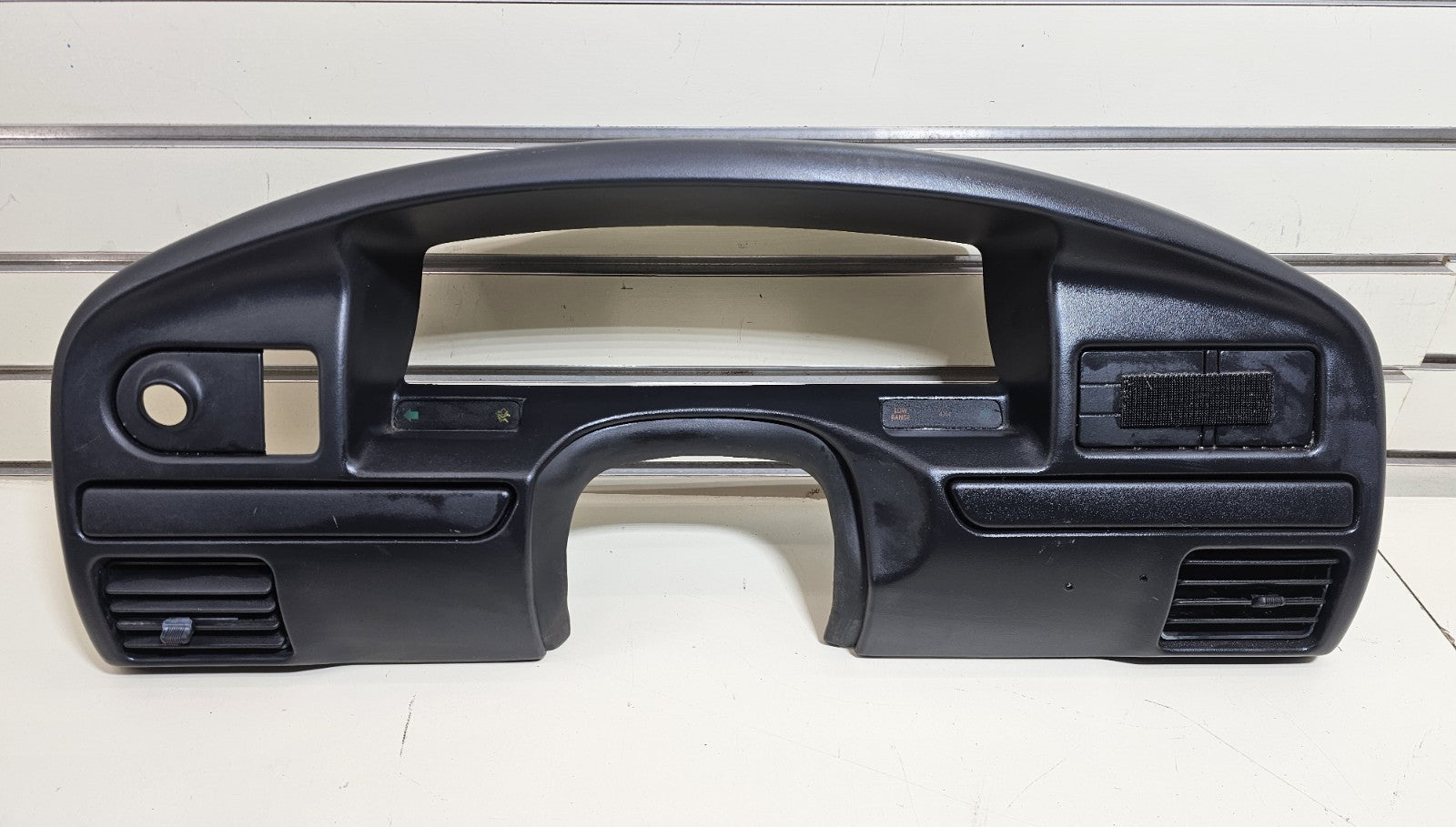 92-96 Ford F150 BRONCO Instrument Cluster Gauge Bezel Dash Trim Panel BLACK C12