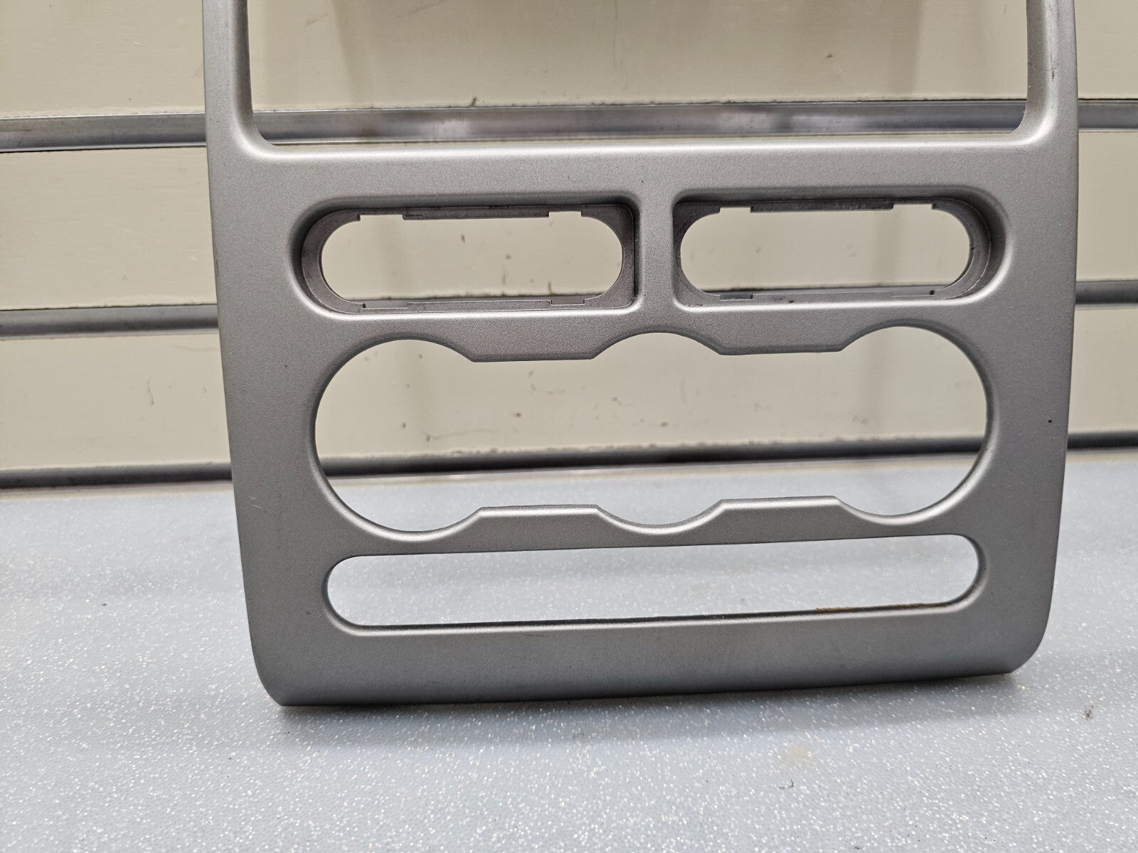 🔥07-10 Ford Edge Front Center Dash Bezel Radio Storage Climate Control SILVER