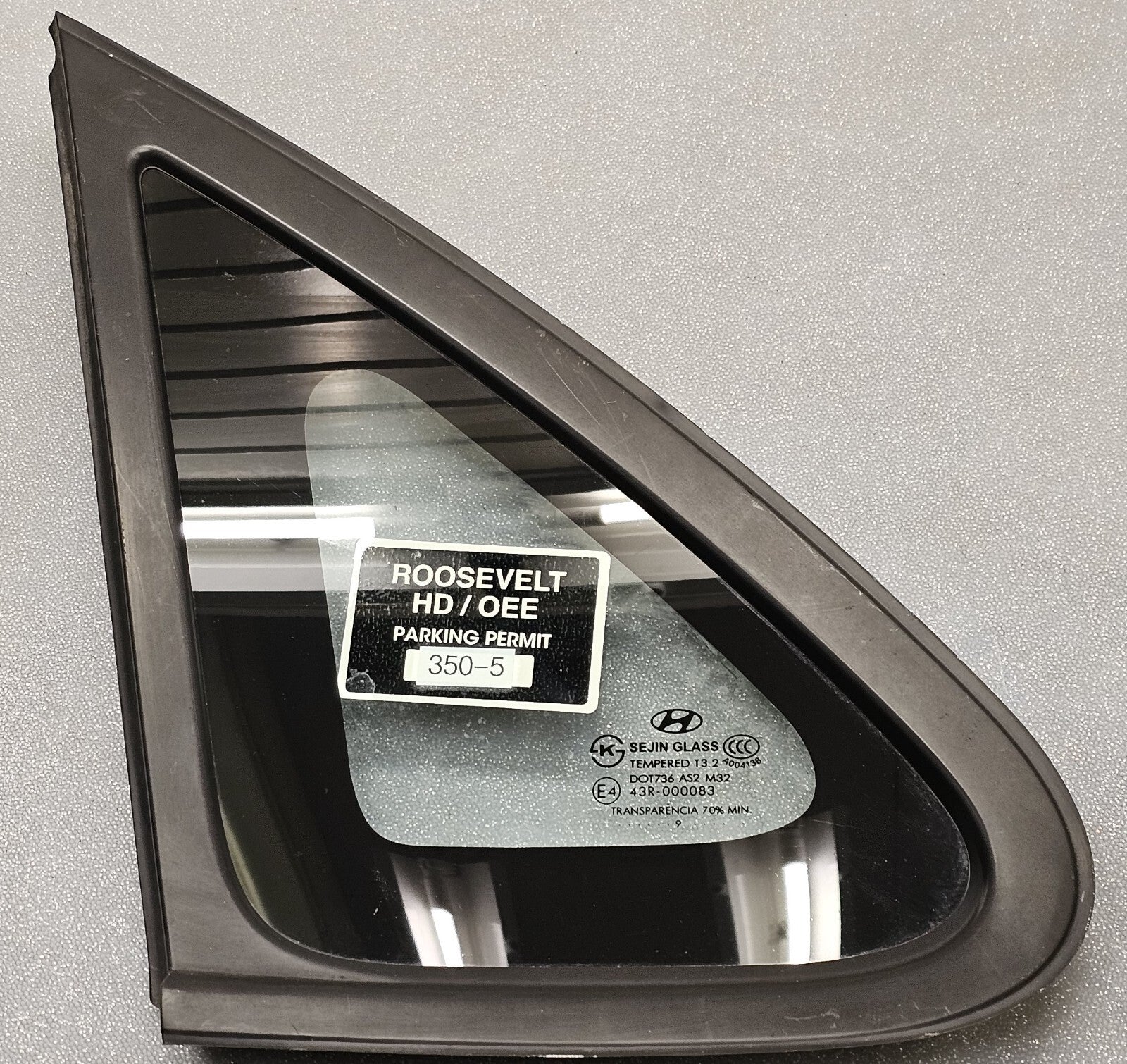 🔥07-10 Hyundai Elantra Sedan Rear Left Drivers Quarter Glass Window OEM