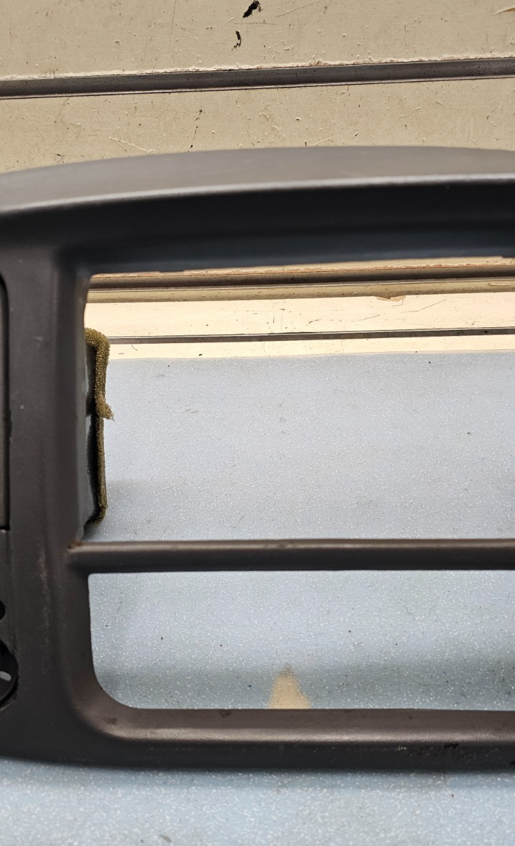 🔥97-03 Ford F150 F-150 Dash Radio Stereo Climate BEZEL Trim Panel Line GRAY B1