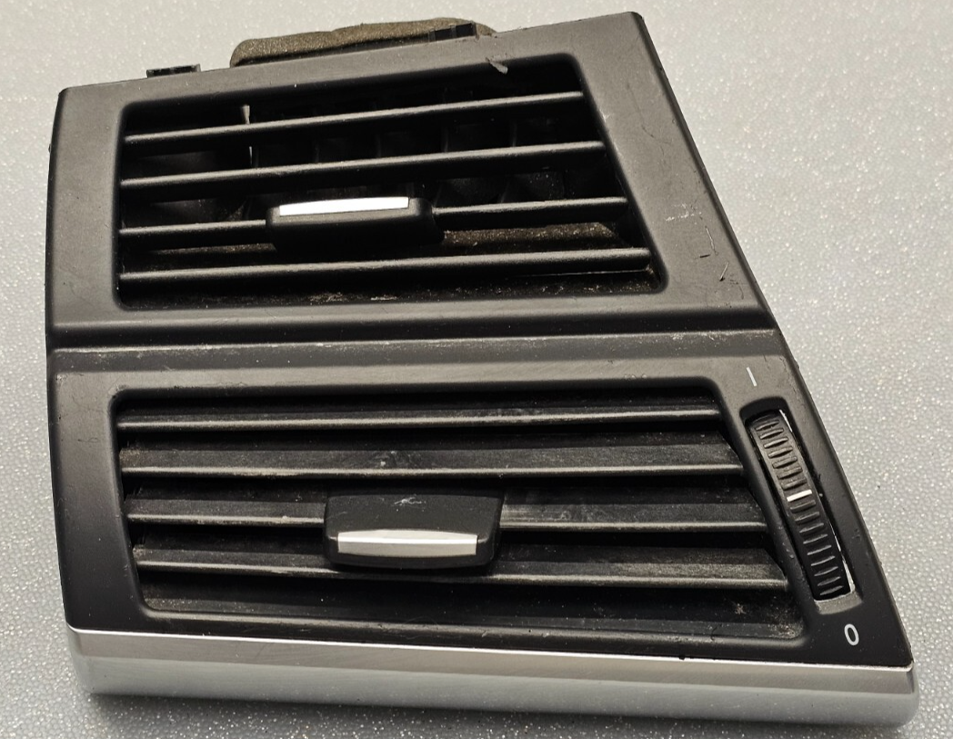 🔥07-13 BMW E70 X5 DASH LEFT DRIVER MASTER AC A/C AIR VENT HEATER PANEL BLACK