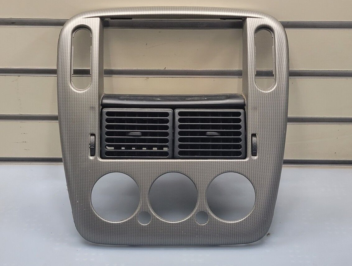 🔥02-05 FORD EXPLORER RADIO AUDIO CLIMATE TEMPERATURE CONTROL BEZEL carbon fiber