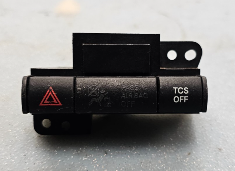 🔥05-10 Chrysler 300 Grand Caravan Hazard Warning Light Control Switch Black OEM