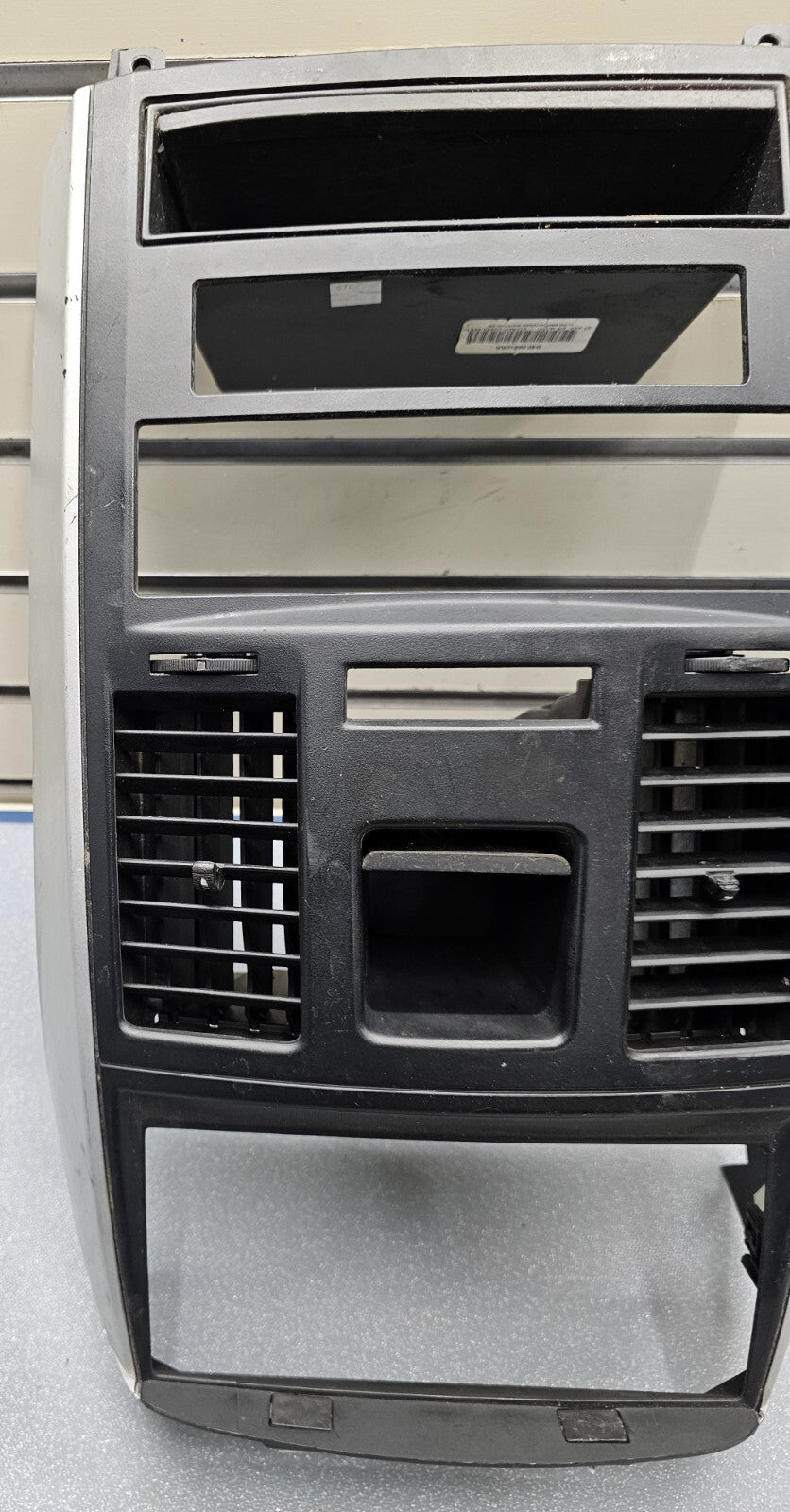 08-10 Grand Caravan Town Country Dash AM FM Radio Stereo Trim Bezel Panel Black