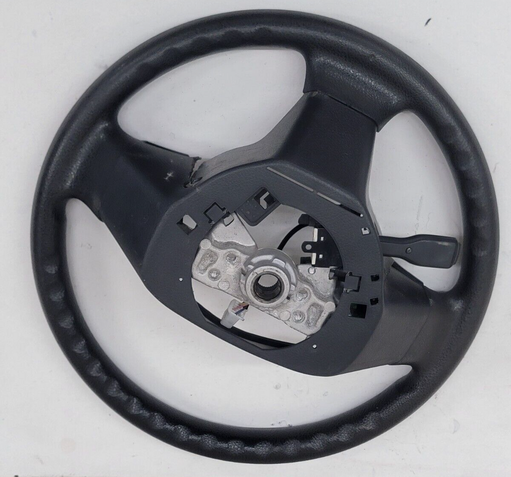 🔥06-12 TOYOTA RAV4 LEFT DRIVER STEERING COLUMN WHEEL COVER LEATHER BLACK OEM