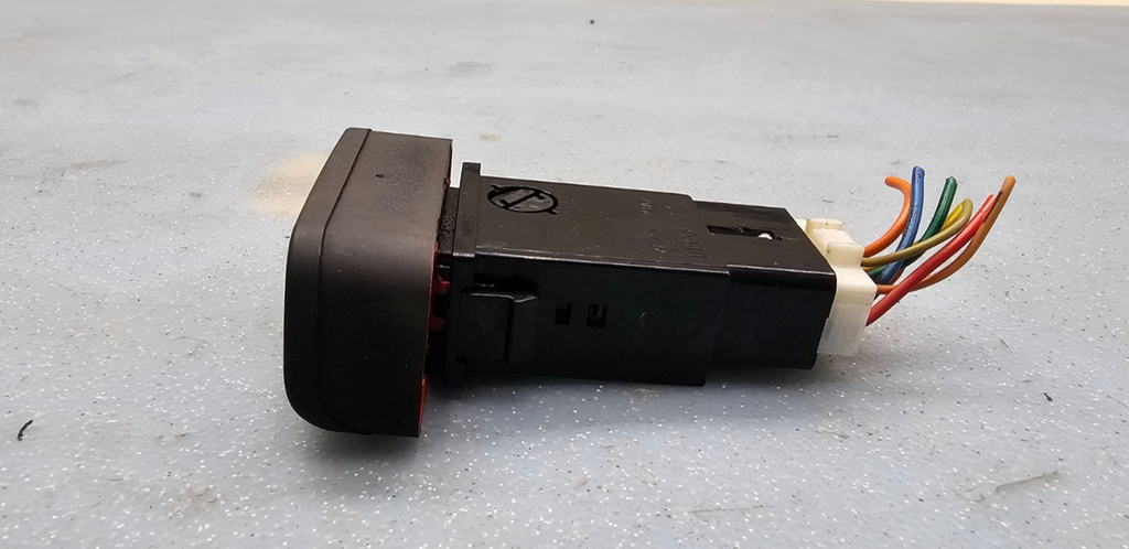 🔥01-05 SONATA OPTIMA Hazard Warning Emergency Light Dash Flasher Switch Black