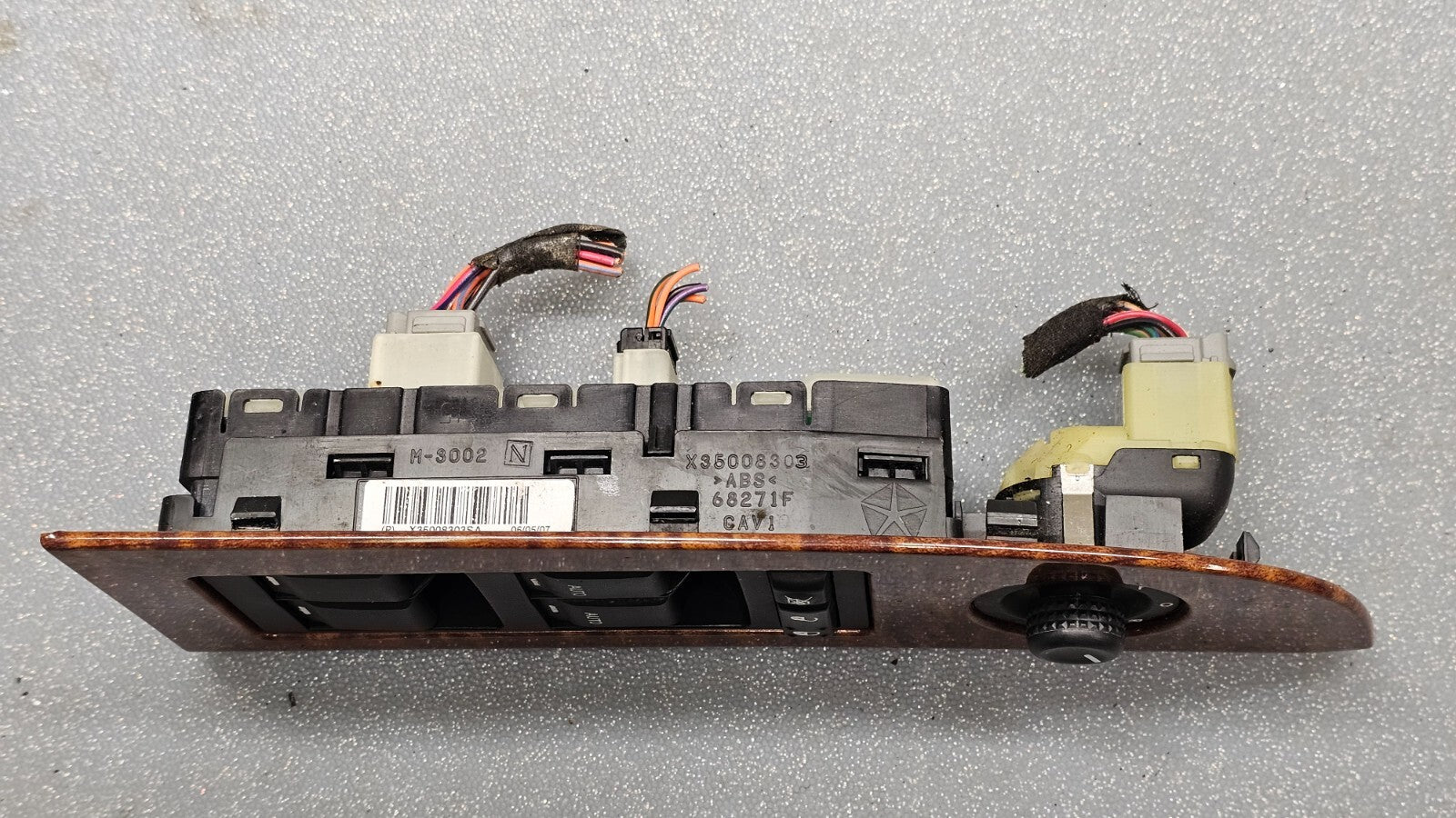 🔥05-10 Grand Cherokee Commander Left Diver Master Power Window Switch Wood