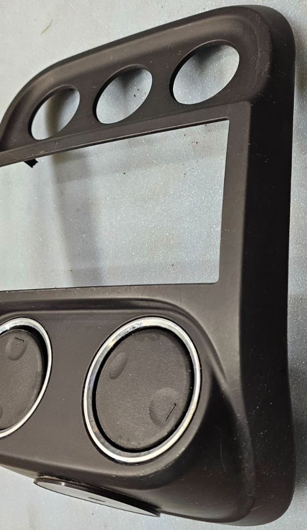🔥10-16 Jeep Compass Patriot Center Dash Radio Climate Trim Bezel Panel BLACK
