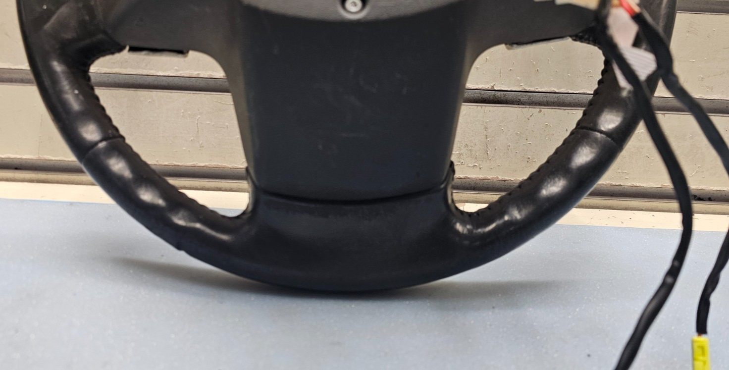 🔥04-07 Infiniti QX56 Steering Wheel Column Control Leather Black Wood OEM