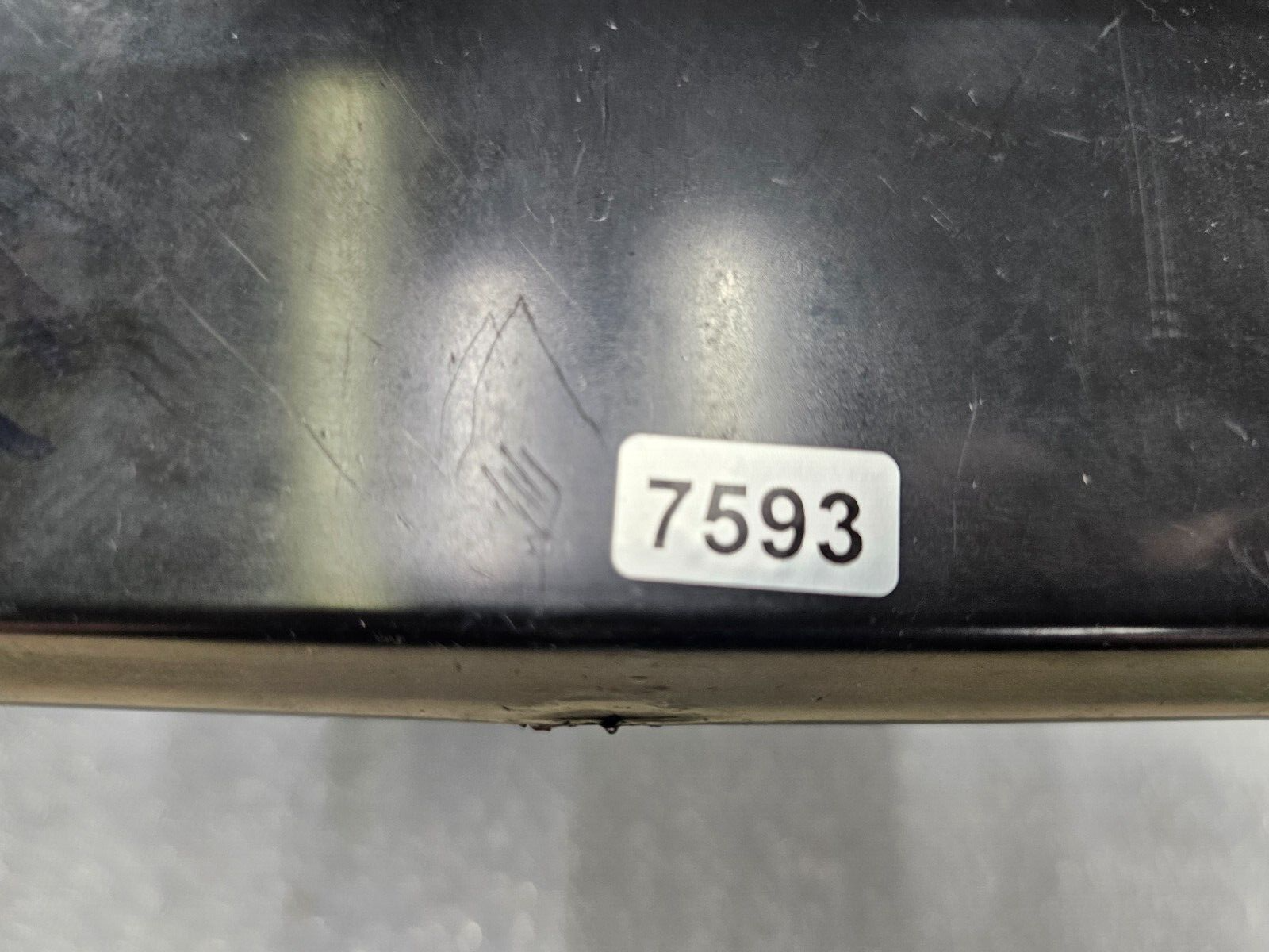 07-12 Nissan VERSA Dash AM FM Radio Stereo Display Bezel Trim Panel DK GRAY B74
