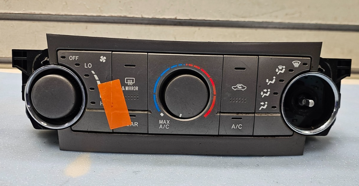 08-11 HIGHLANDER DASH A/C AC HVAC HEATER CLIMATE TEMPERATURE CONTROL SILVER
