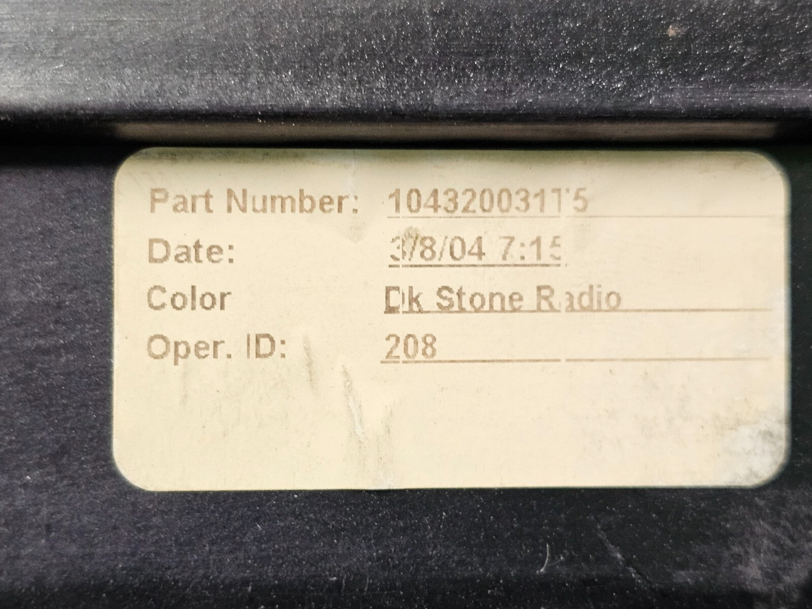 🔥03-05 Lincoln Aviator Radio Navigation Door Dash Trim Bezel Silver Granite B79