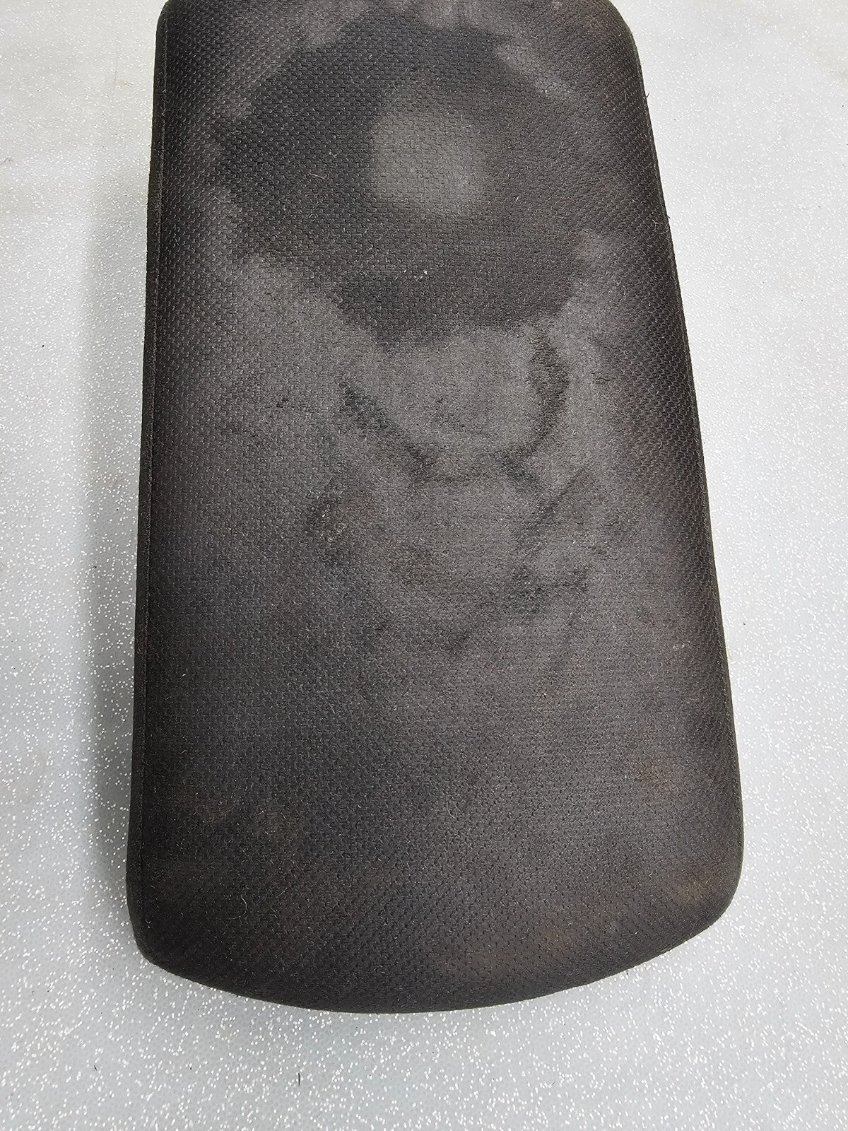 🔥08-13 Nissan Rogue Front Center Console Storage Arm Rest Lid Cover Cloth Black