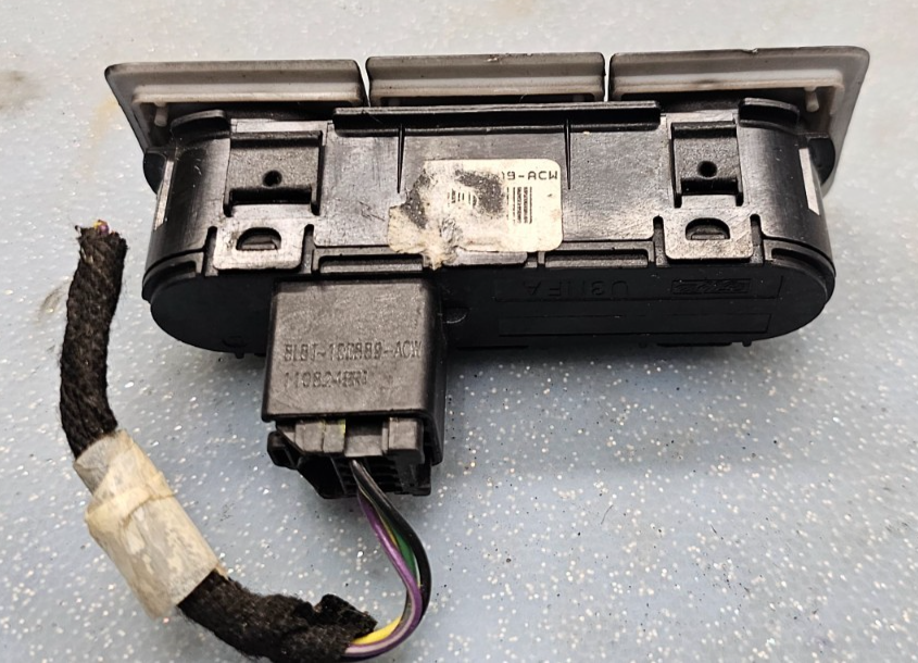 🔥08-12 Ford Focus Escape Info Setup Reset Dash Control Memory Switch Black OEM