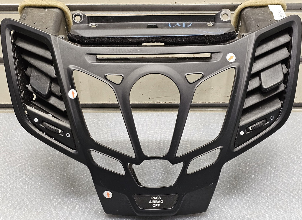 🔥2011-2013 FORD FIESTA MK6 Sport Radio Bezel Dashboard CD Player Panel BLACK