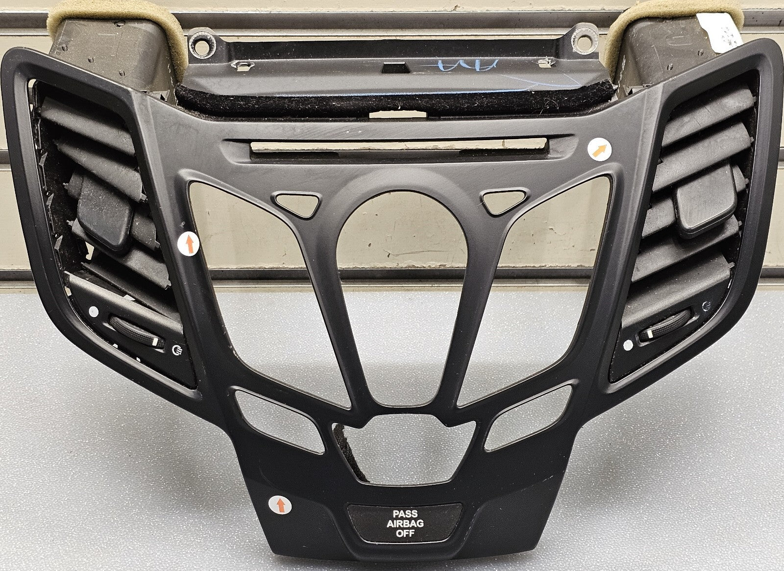 🔥2011-2013 FORD FIESTA MK6 Sport Radio Bezel Dashboard CD Player Panel BLACK