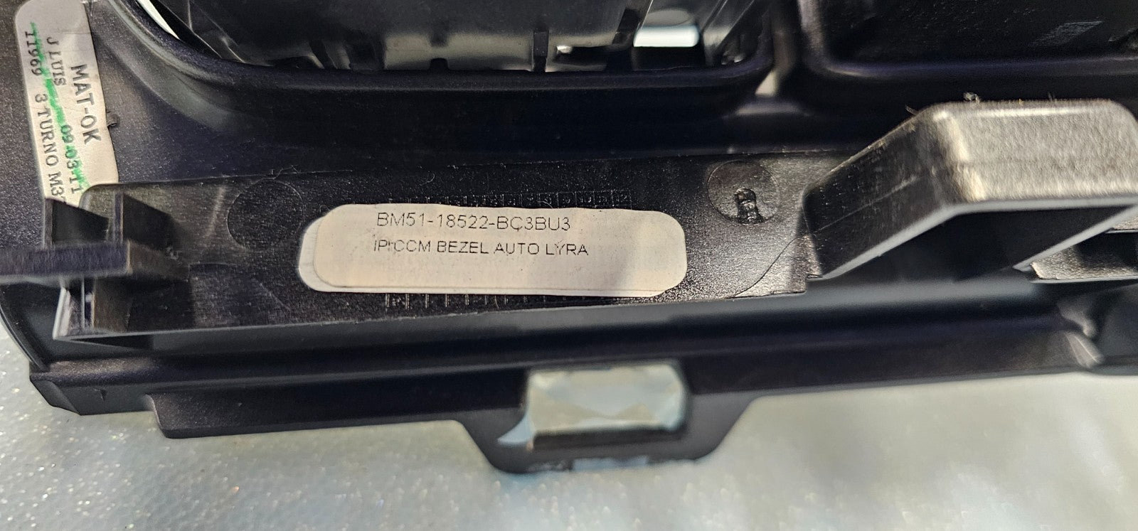 🔥12-14 FORD FOCUS A/C HEATER CLIMATE CONTROL Dash Bezel Temperature SILVER OEM