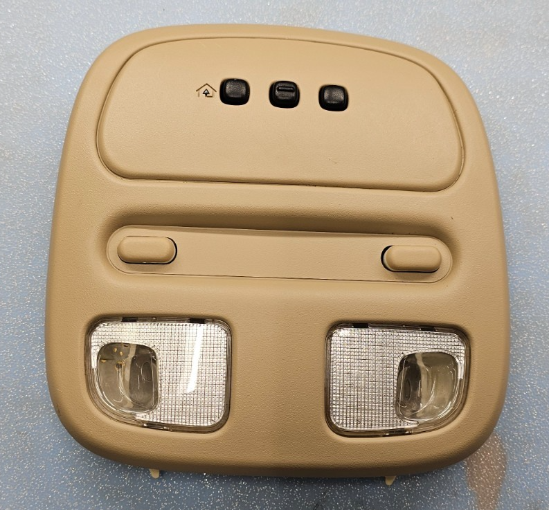 🔥2000-2005 buick lesabre  overhead console dome light assembly Tan
