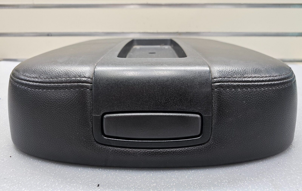 🔥07-13 Tahoe Suburban Yukon Leather Console Lid Armrest Cover Top Pad Black JS5