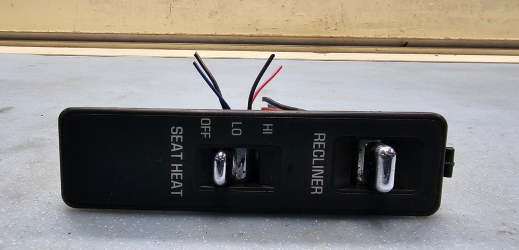 🔥94-99 CADILLAC DEVILLE SEAT RIGHT PASSENGER POWER WINDOW SWITCH BLACK OEM