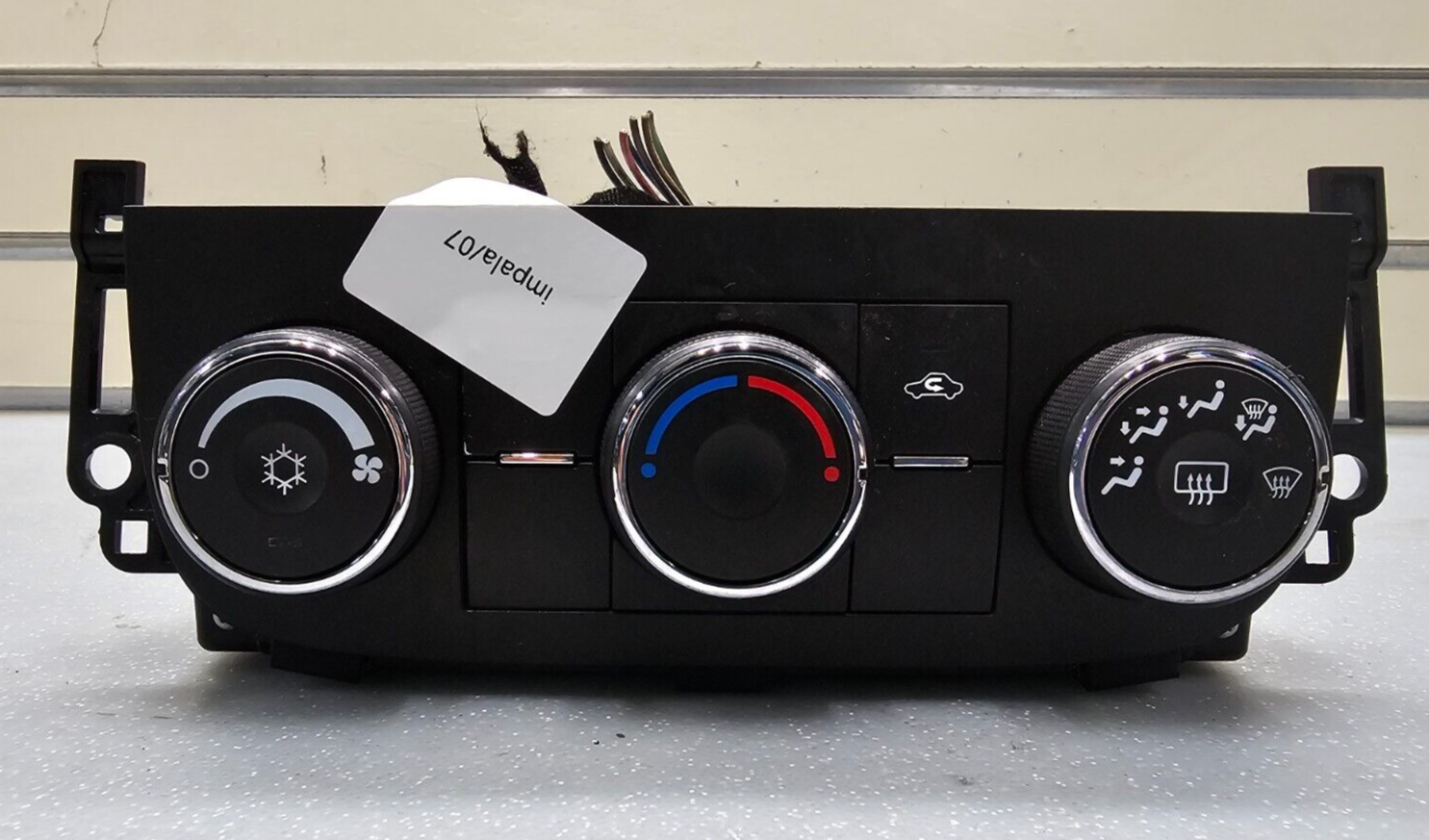 🔥06-08 IMPALA DASH AC HEATER TEMPERATURE CLIMATE CONTROL PANEL AIR CONDITIONER
