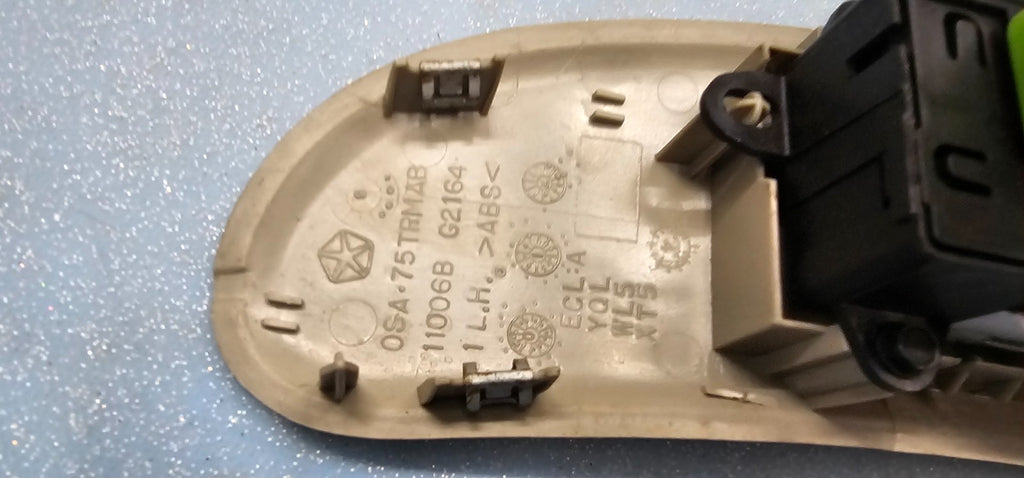 🔥01-07 Caravan Town Country Front Left Driver Window Door Lock Switch Tan