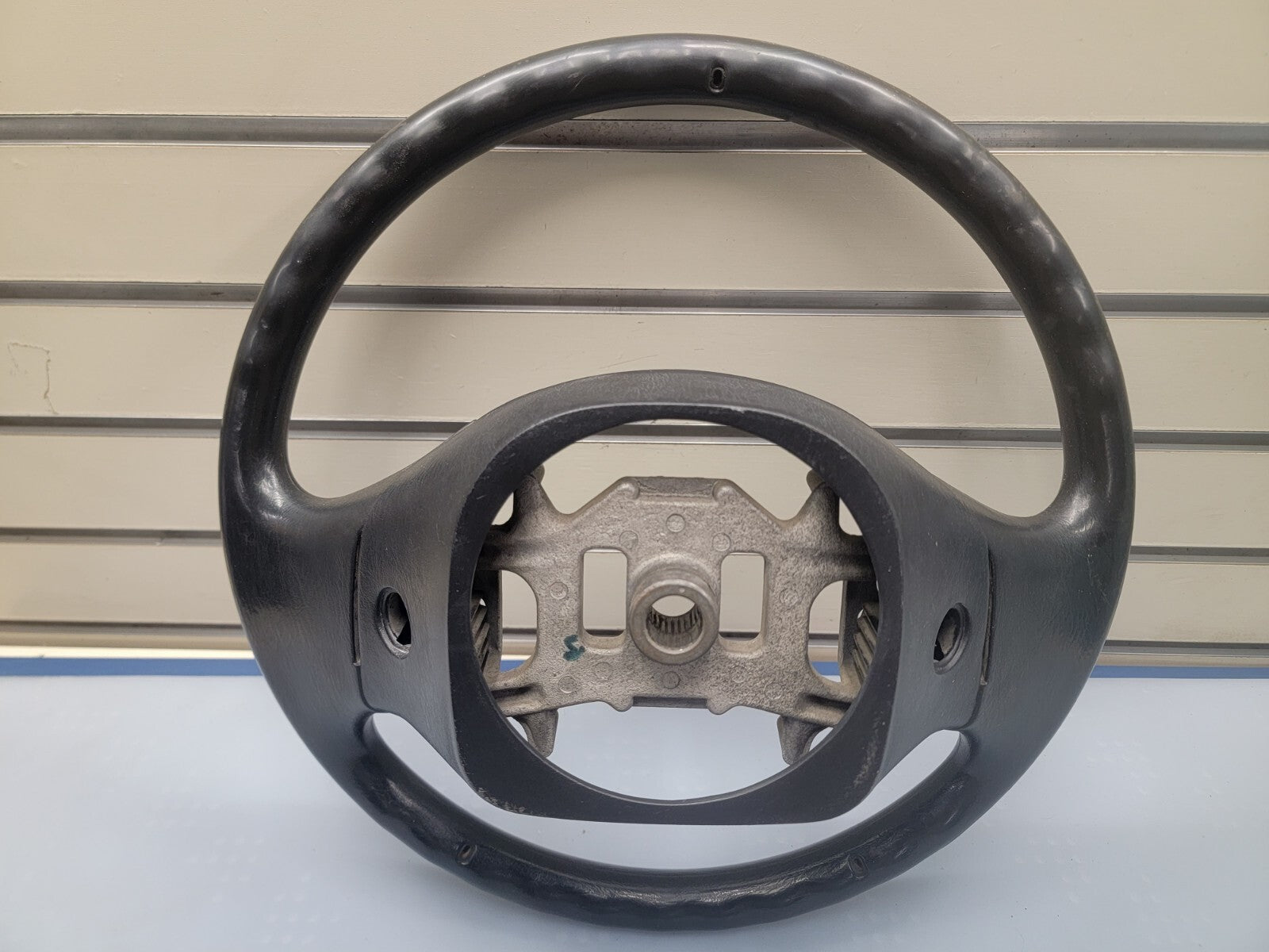 🔥1997-2003 Ford F-150 Leather Steering Wheel Cruise Dash Black