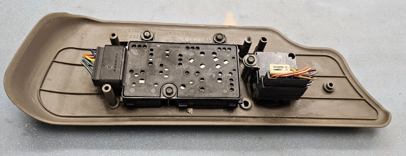 🔥03-06 SILVERADO SIERRA Front RIGHT PASSENGER Seat Adjuster Heat SWITCH Tan OEM