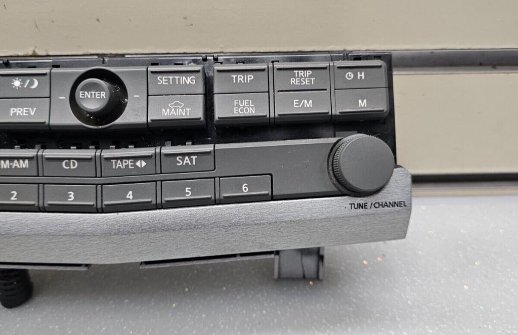 🔥04-05 NISSAN MAXIMA AM FM RADIO STEREO AUDIO SAT CD CONTROL PANEL NAVIGATION