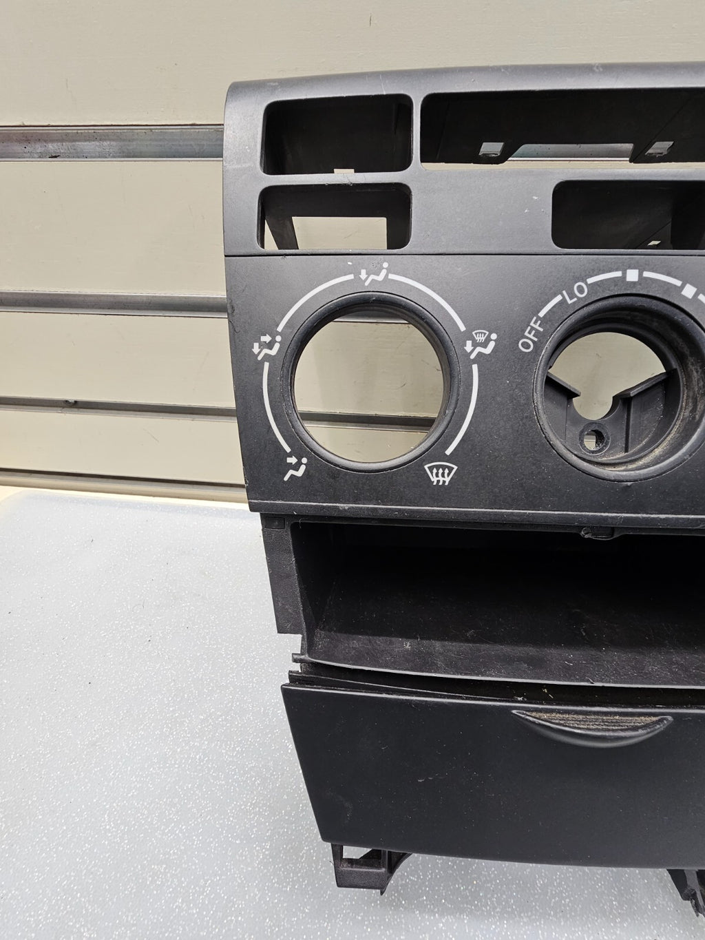 🔥2003-2008 Toyota COROLLA Center Dash Climate Bezel Tray Panel Trim BLACK