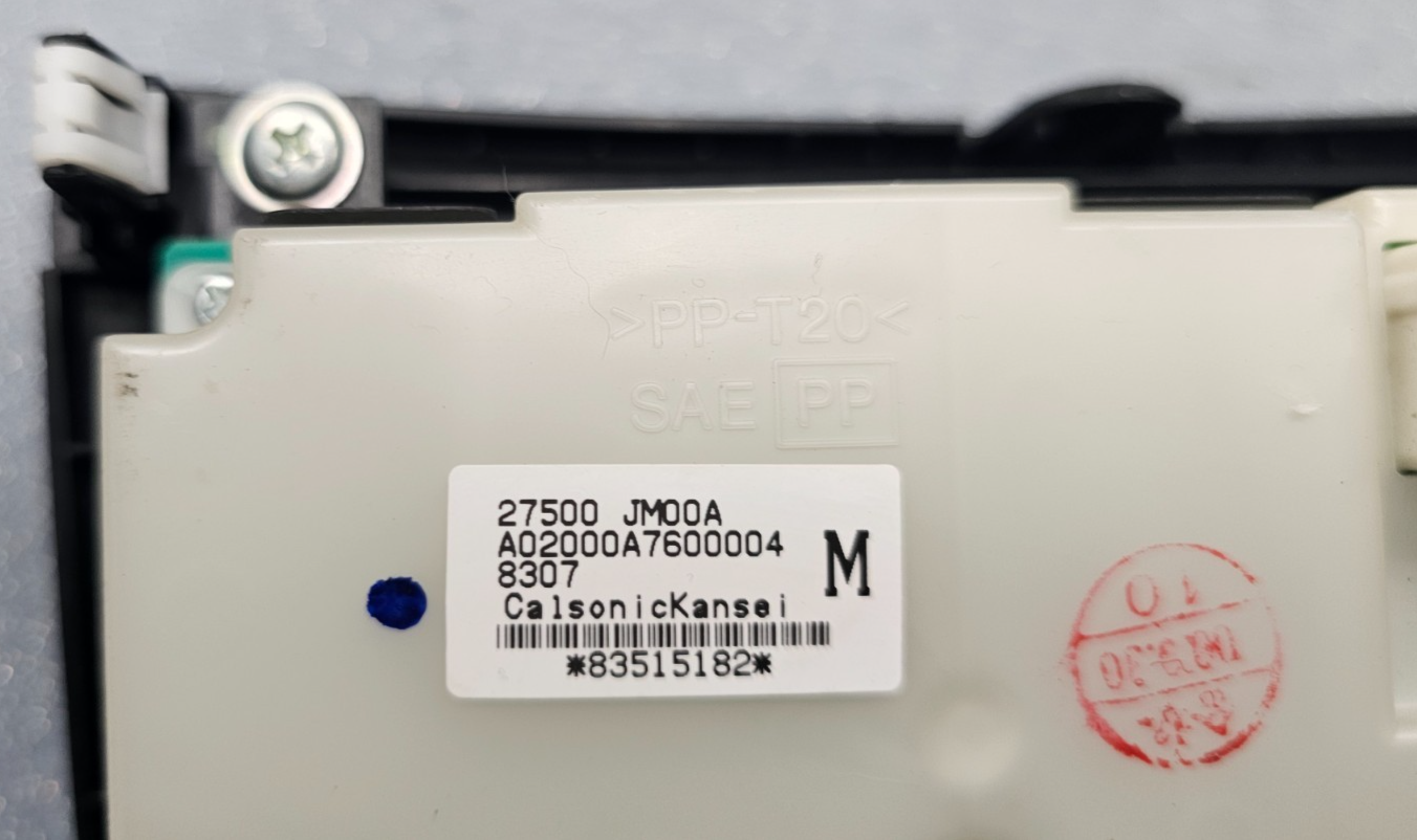 🔥08-15 NISSAN ROGUE DASH AC A/C HVAC CLIMATE TEMPERATURE HEATER CONTROL PANEL