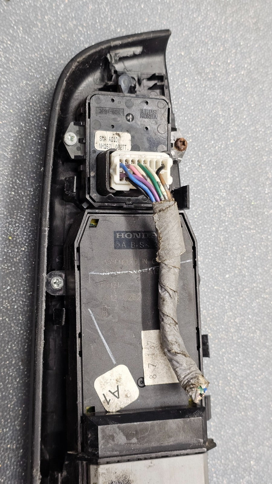 06-11 Honda Civic Left Driver Master Power Window Control Switch Assembly Black