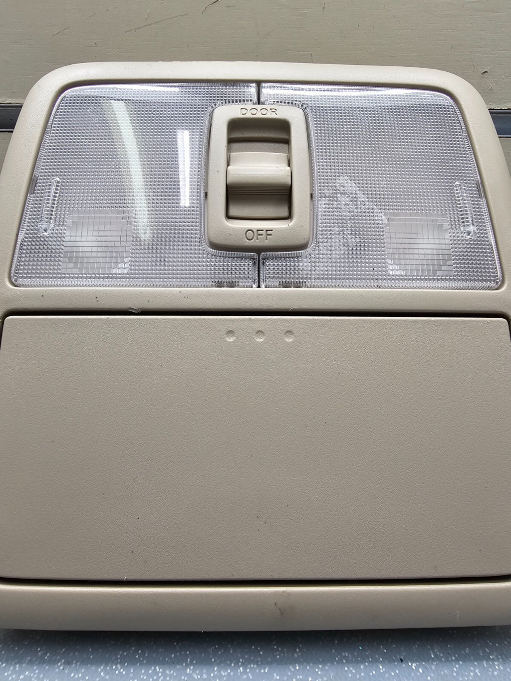 🔥06-12 Toyota Rav4 Roof Overhead Console Dome Map Light Storage Assembly TAN