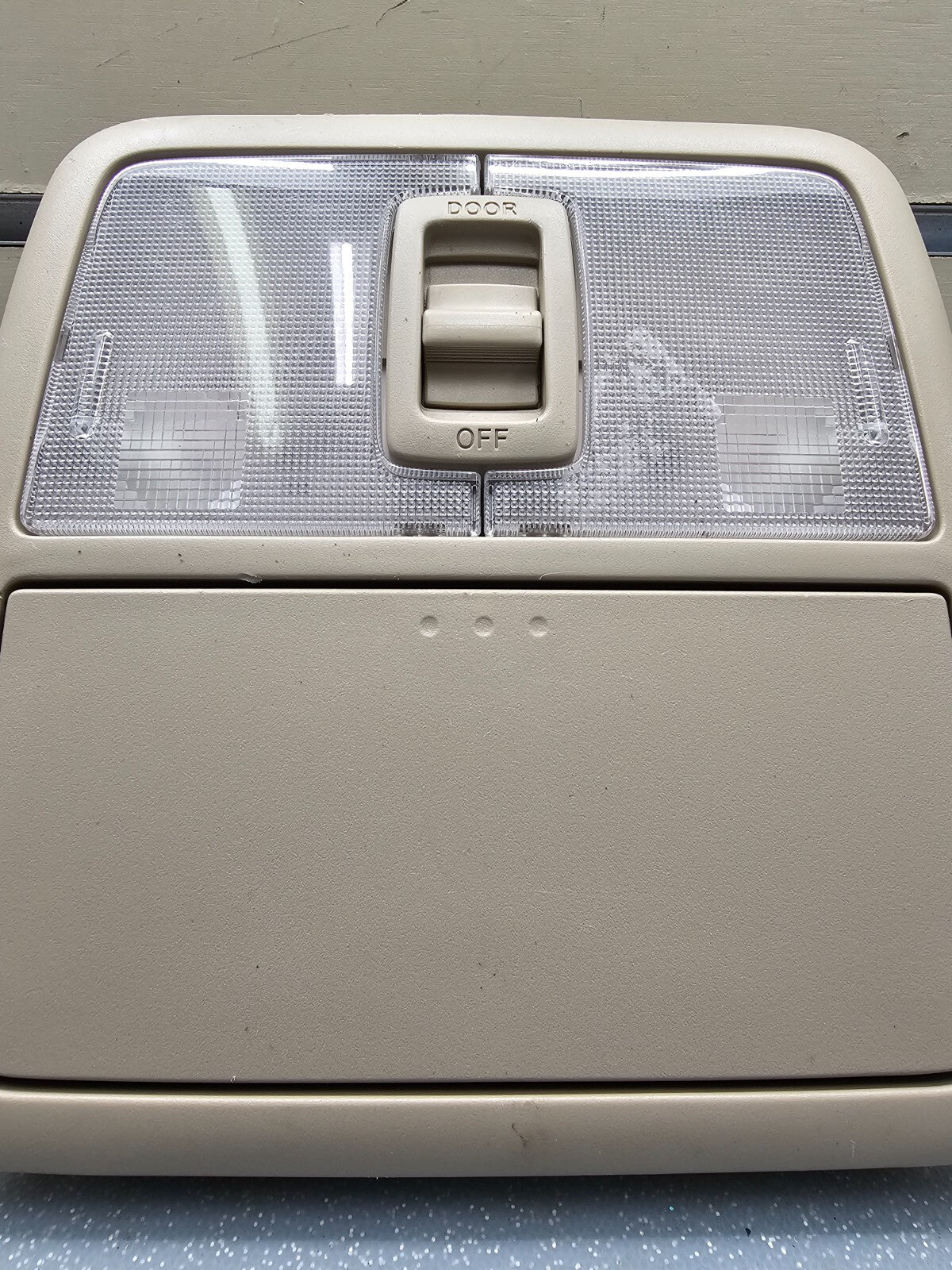🔥06-12 Toyota Rav4 Roof Overhead Console Dome Map Light Storage Assembly TAN